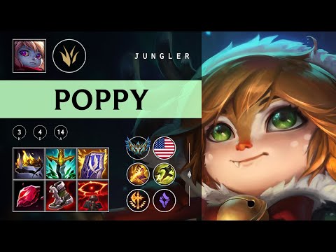 Poppy Jungle vs Lee Sin - NA Challenger Patch 25.23