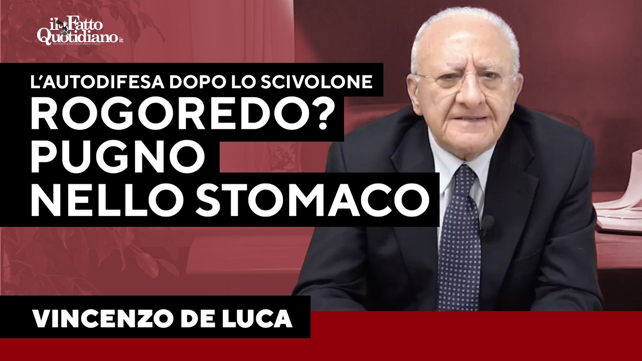 L'autodifesa di De Luca dopo lo scivolone su Rogoredo: "Pugno nello stomaco" e difende la polizia