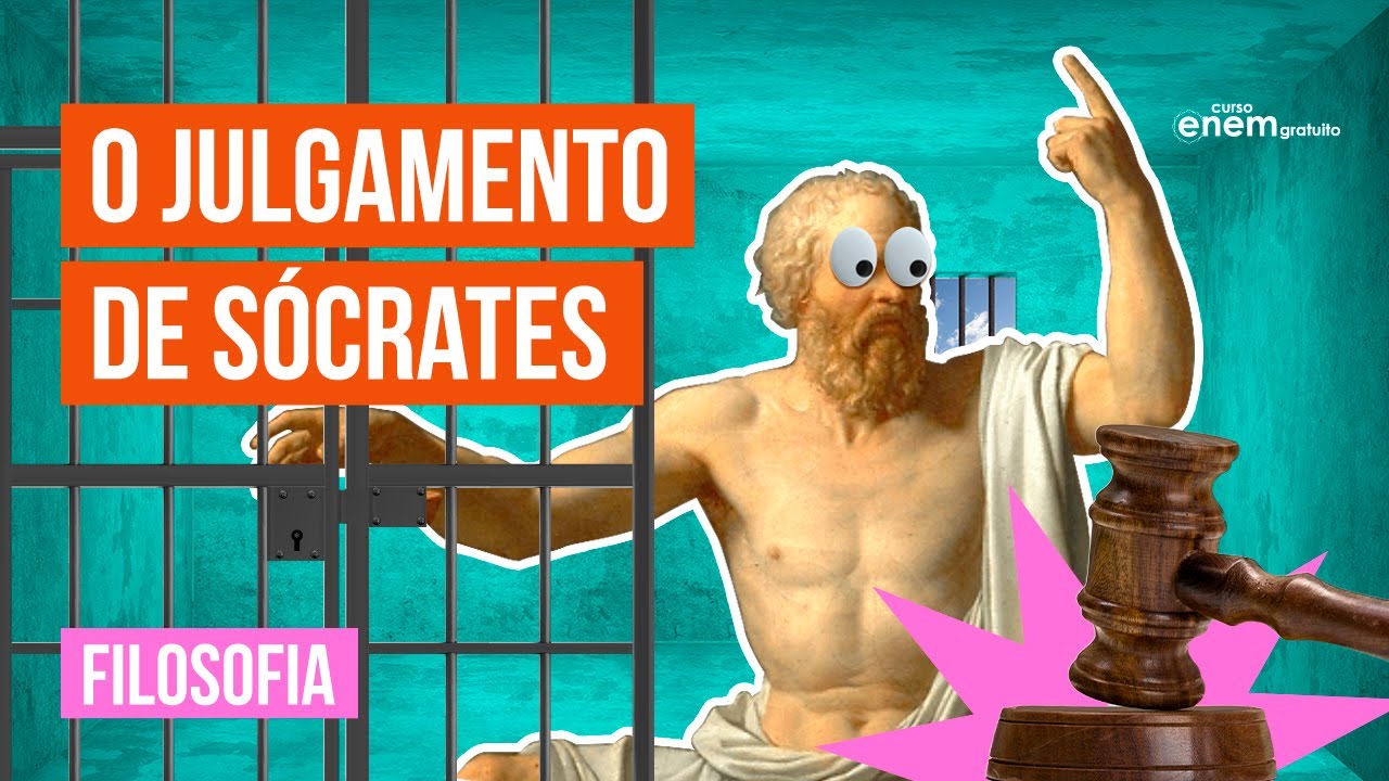 JULGAMENTO DE SÓCRATES: acusado, condenado e morto envenenado | Filosofia Enem. Prof Ernani da Silva
