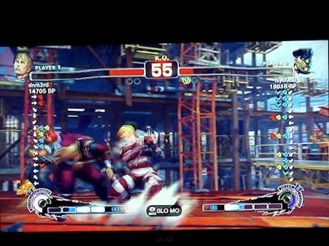 SSF4: dnm3rd (Cody) vs Isy9983 (Bison) - Japanese   XBL ranked