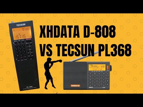 Which one is best during the day? Tecsun PL-368 vs XHDATA D-808 on VOA 9335 kHz
