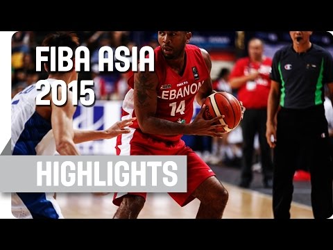 Chinese Taipei v Lebanon - Group C - Game Highlights - 2015 FIBA Asia Championship