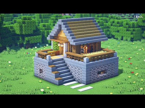 ⚒️ Minecraft: How To Build a Survival Wooden House_Minecraft Architecture: Build a Survival Wooden House