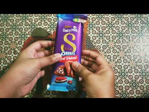 DAIRY MILK SILK OREO RED VELVET CHOCOLATE.