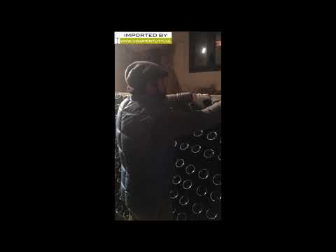 Remuage bij Cinque Campi. Vanni explains