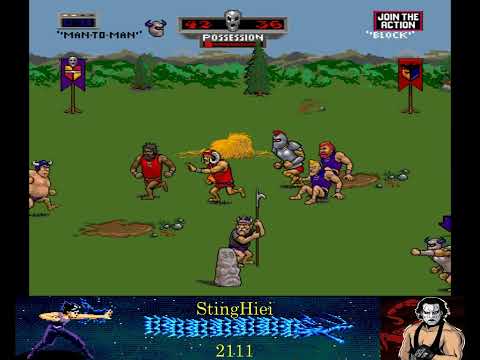 Pigskin 621 A.D. (Arcade, Walkthrough By StingHiei)