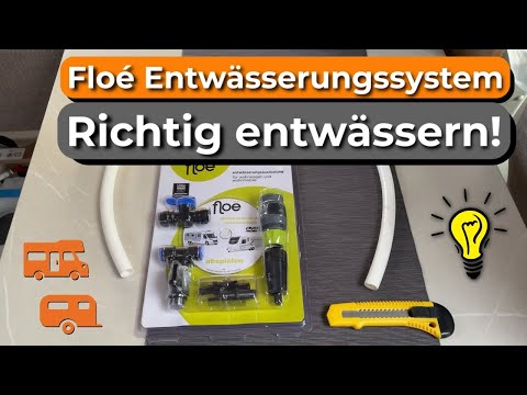 Floe drainage system 🦊 Proper drainage in the mobile home, caravan or caravan