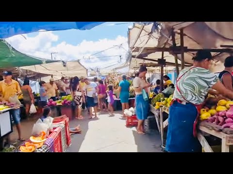 Muito Movimento Hoje na Feira Livre de Água Preta-PE