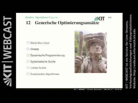 25: sortierte Folgen, Adjazenz-Matrix, Azyklische Graphen, Union by Rank, Graphenpartitionierung