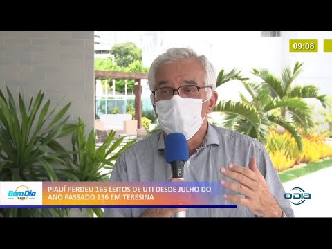 Piauí perdeu 165 leitos de UTI desde Julho do ano passado, sendo 136 em Teresina 01 03 2021