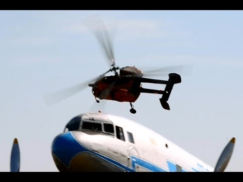 Kamov Ka-26 demo flight with passenger cabin at Börgönd Airshow 2013, Hungary