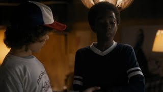 Eleven ask Lucas What's a Friend Stranger Thing's S1E2 | Movie Clip Bro