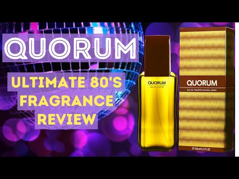 QUORUM FOR MEN - CLASSIC POWER FRAGRANCE OF THE 1980's - PRODUCT REVIEW