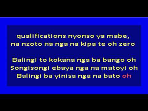 Ayant Droit TP. OK. Jazz, les paroles