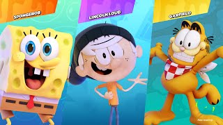 Nickelodeon All-Star Brawl - Spongebob vs Lincoln Loud vs Garfield  - Gameplay PC 2021