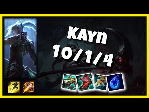 Kayn 11.4 S11 Jungle Challenger Replay (10/1/4) - KOREAN