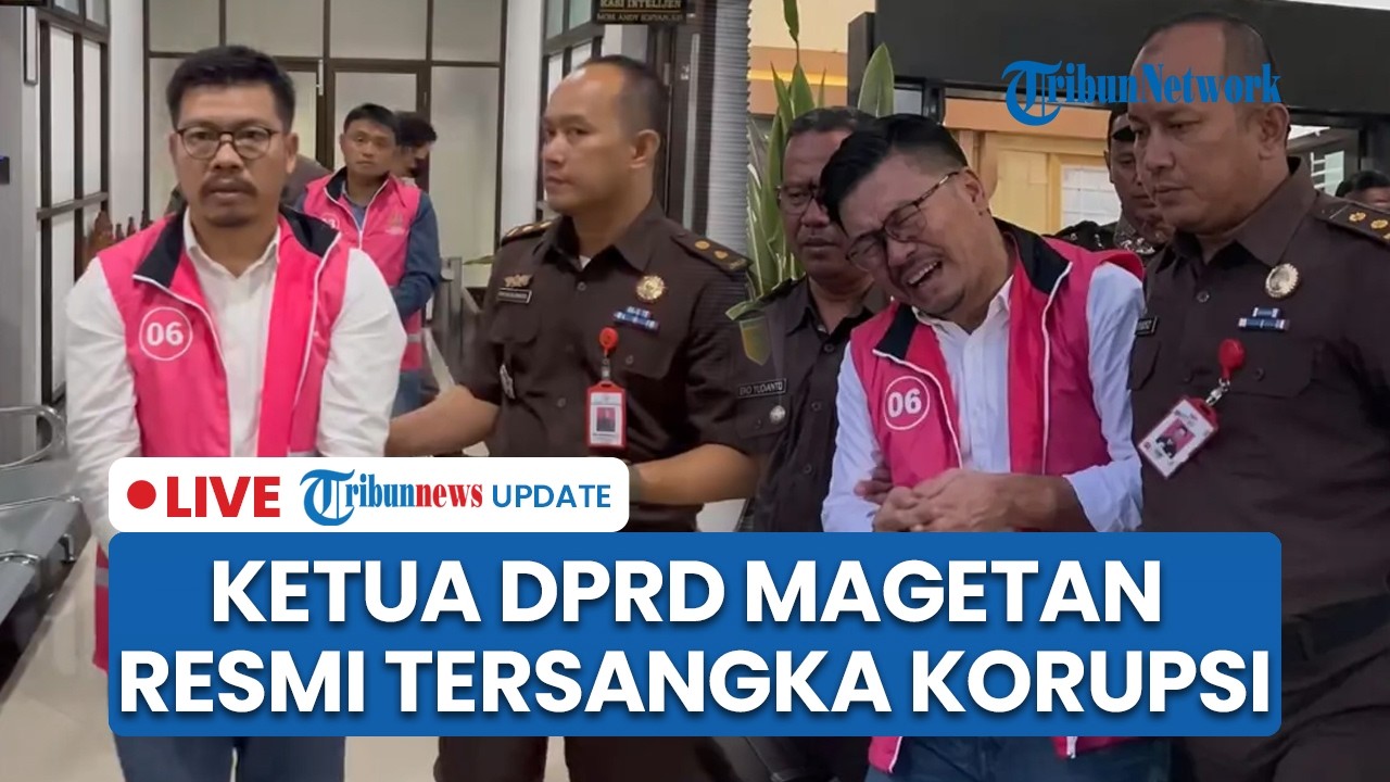 LIVE: Ketua DPRD Magetan Resmi Jadi Tersangka Kasus Korupsi Pokir, Ditahan Bersama 5 Orang