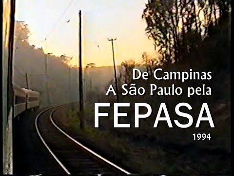 Viagem pela Fepasa: Campinas a Luz - Litorina Elétrica "Classe Única"