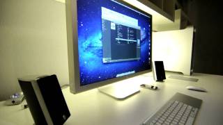 Video thumbnail for Apple 30" Cinema Display Setup W/ Mac Pro | IKEA Furniture by Mitchell Camps