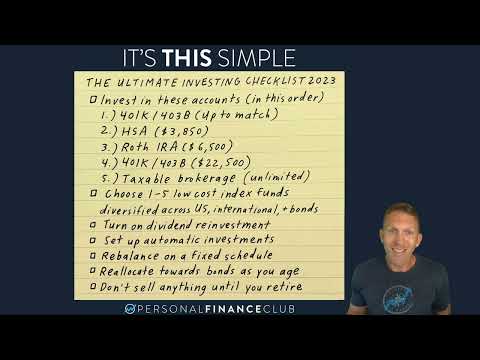 The Ultimate Investing Checklist 2023 - Investing for Beginners in 60 Minutes (Part 8/10)