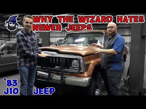 Why does the CAR WIZARD hate newer Jeeps?!?And why is this 1983 J10 in his shop?