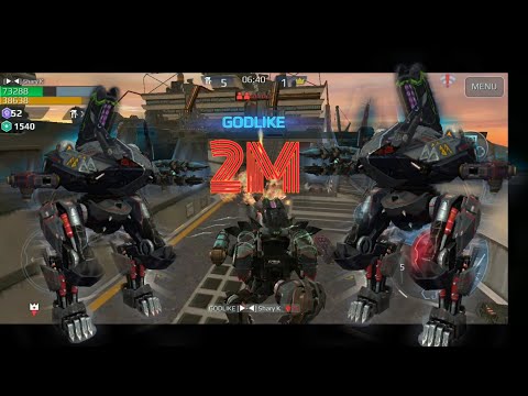 War Robots level.8 Fenrir taking on Champion league,,,,,,,2M damage gameplay