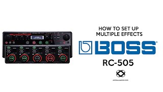 BOSS RC-505: How To Turn On Multi Input/Output Effects