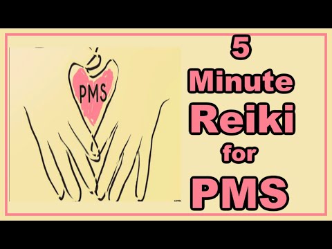Reiki  For PMS + PMDD & Menstrual Cycle l 5 Minute Session l Healing Hands Series