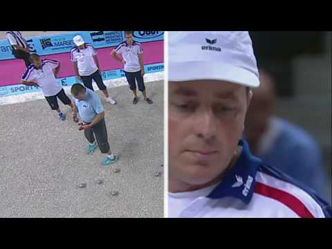 Championnat du monde de pétanque 2012 - 1/8 finale - France - Slovénie