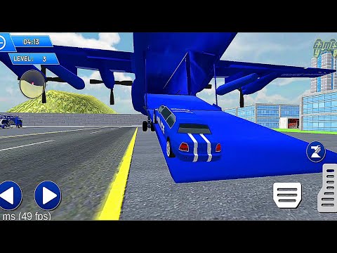 USA Police Car Transporter Games 2021: Limousine Truck Ship Airplane - Android Gameplay