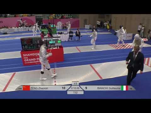 2025 145 T32 13 M F Individual Shanghai CHN GP RED BIANCHI ITA vs ZENG CHN