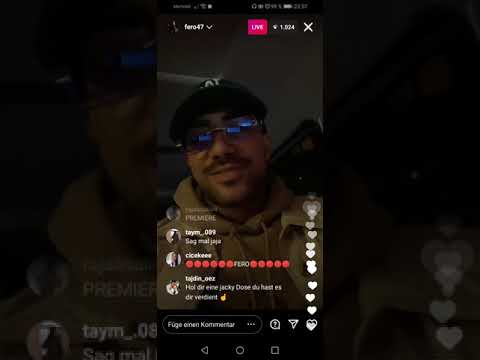 Fero47 live auf Instagram in Berlin nimmt 1000 Leuten hops