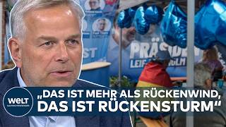 DEUTSCHLAND: „Das ist mehr als Rückenwind, das ist Rückensturm“, sagt 