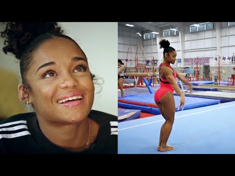 Melanie de Jesus dos Santos training in Houston, TEXAS, USA at Simone Bile's Gym 2022 (ENG Sub)
