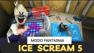 Ice Scream 5: Friends - Mikes Adventures - Gameplay Completa [Tutorial Passo a Passo] Modo Fantasma