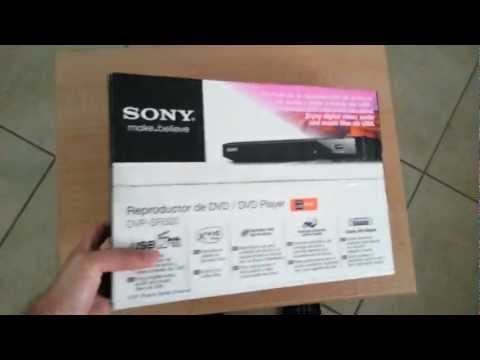 Unboxing sony dvd player