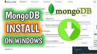How To Install MongoDB On Windows 11/10 | MongoDB Installation | MongoDB Install In Windows
