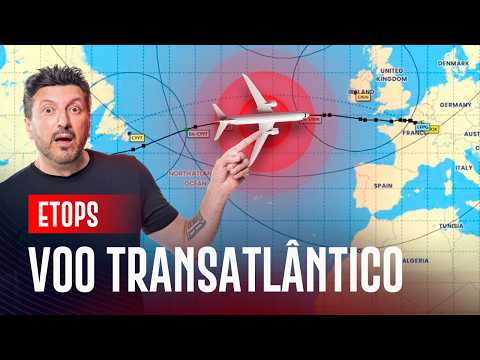 Porque o voo por cima do oceano e mais seguro do que parece? | EP. 1399