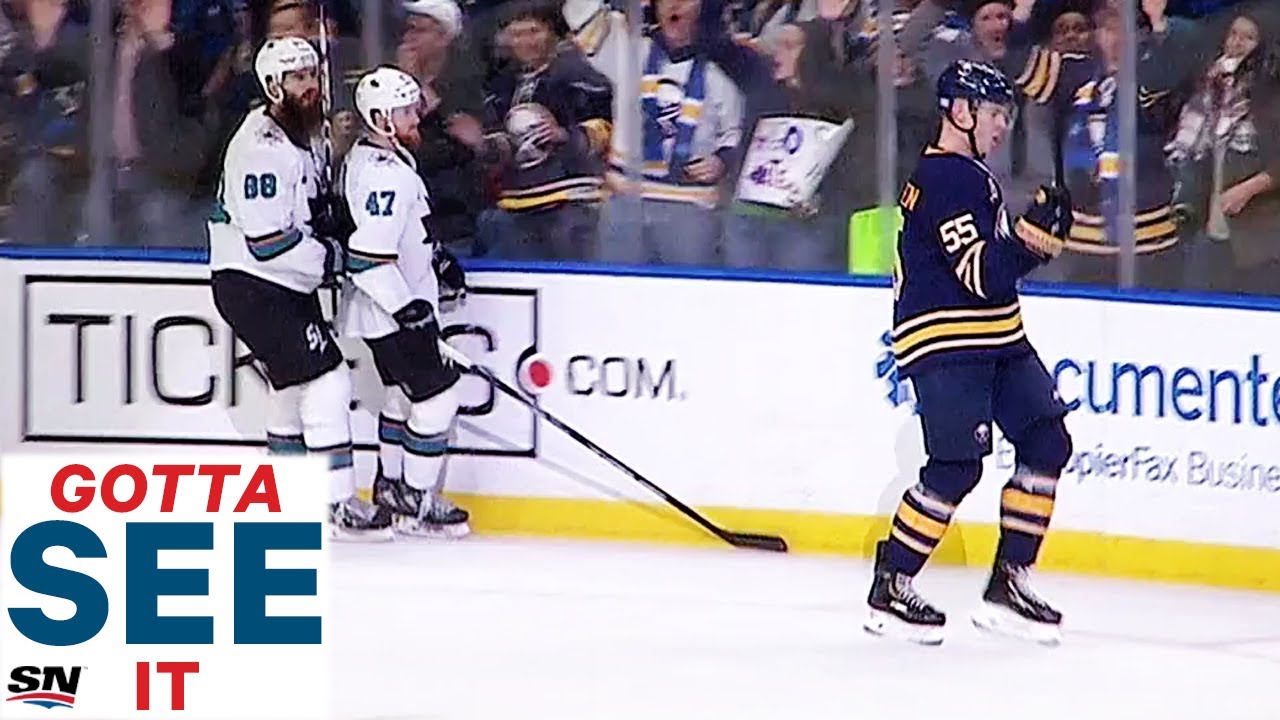 Vidéo: Rasmus Ristolainen HUMILIE Brent Burns!!!! Pour le BUT de l'ANNÉE!!!!