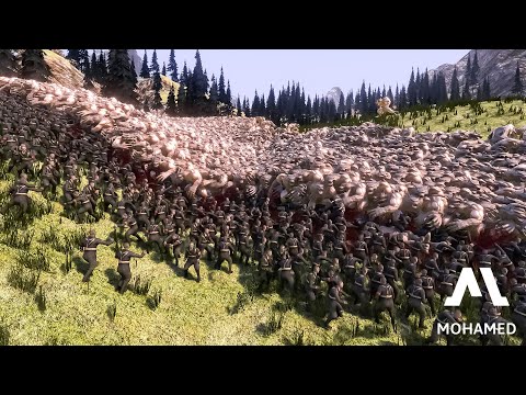 12.000 Werewolfs vs 18.000 Nazi Zombies- Ultimate Epic Battle Simulator 2- UEBS 2