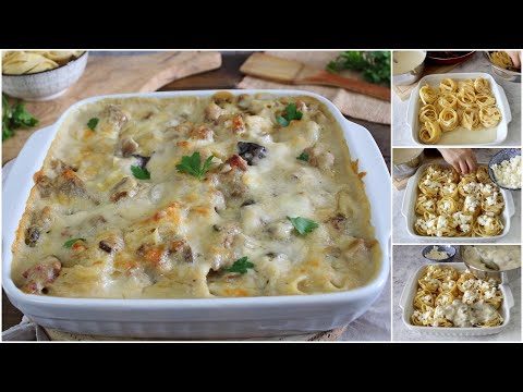 PRIMO PIATTO "FURBO" per grandi occasioni: I NIDI DI FETTUCCINE ALLA BOSCAIOLA - La cucina di Rita