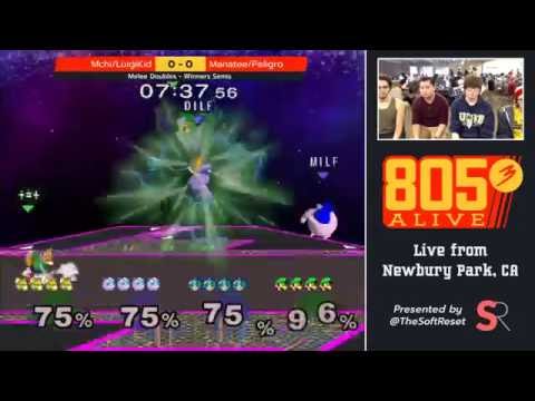 805 Alive 3 - Mchi/LuigiKid vs. Manatee/Peligro - Winners Semis