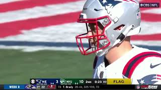疑惑のラフィング・ザ・パサーでPICK6が取り消し[2022 NE vs NYJ]