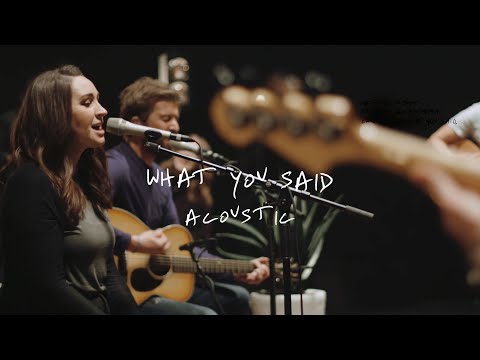 Jon Egan - What You Said (Official Acoustic Video)