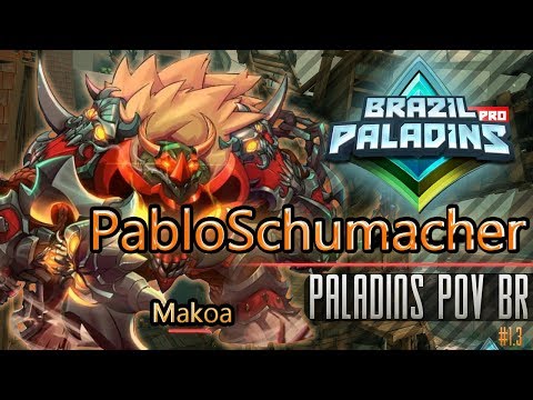 PabloSchumacher Jogando de Makoa Paladins POV BR #1.3