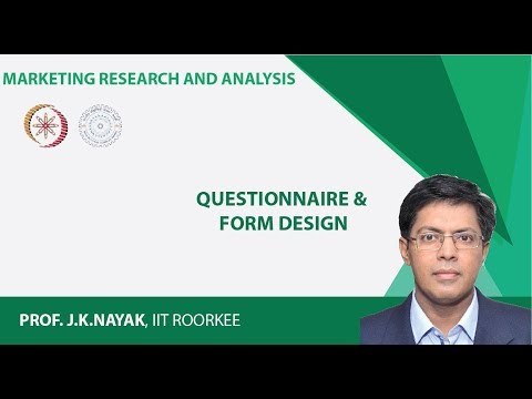 Lecture 12 Questionnaire Form Design