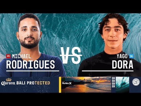 Michael Rodrigues vs. Yago Dora - Round Two, Heat 11 - Corona Bali Protected 2018