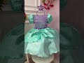 Fantasia Infantil da Sereia Ariel Acompanha a Tiara Luxo