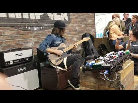 Andy Wood: Junktown @Wampler booth, NAMM 2019