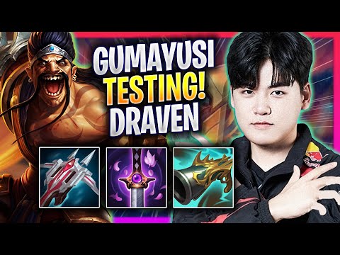 GUMAYUSI TESTING DRAVEN IN KOREA SOLOQ! - T1 Gumayusi Plays Draven ADC vs Varus! | Season 2024